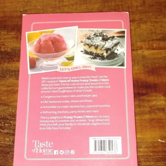 Taste of Home Frosty Treats & More - Pink and Black Edition - Picture 2 of 3